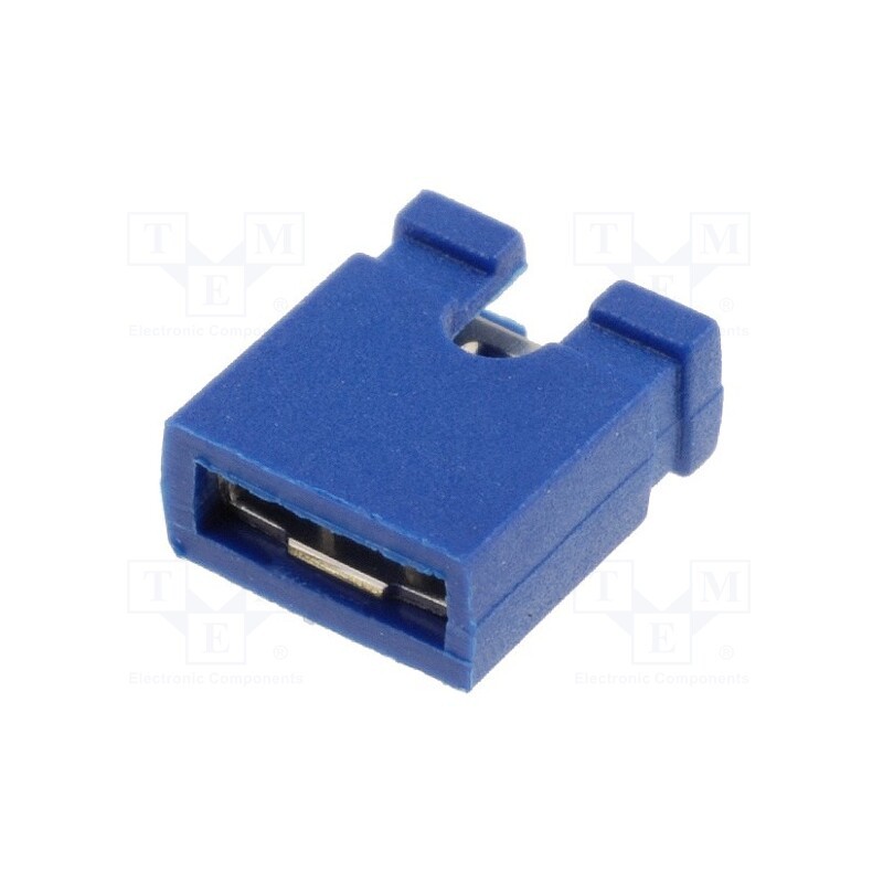 20 pcs x NINIGI - JUMPER-BL - Jumper, pin strips, female, open, 2.54mm, 1x2, blue