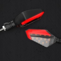 LED turn signals with brake light, rear, 2 pcs