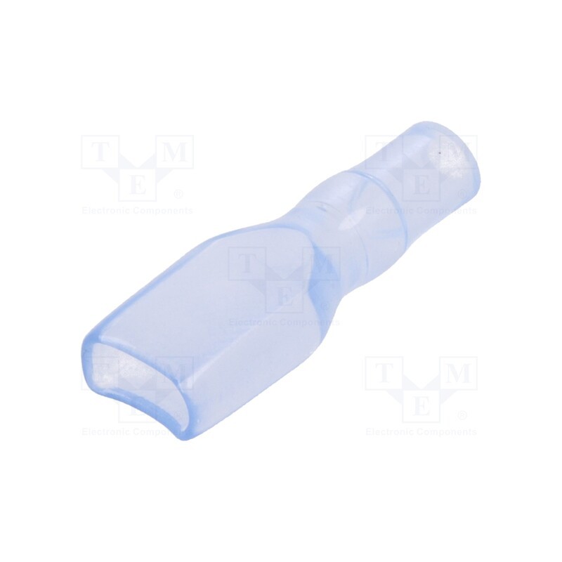 20 pcs x FIX&FASTEN - S6525 - Terminals cover, 6.5mm, Ø: 2.5mm, straight, L: 24mm, PVC