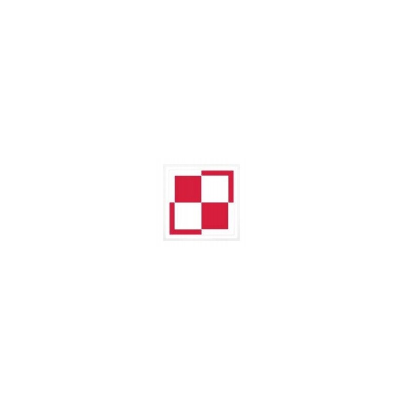 Reflective checkerboard sticker, 4 pcs