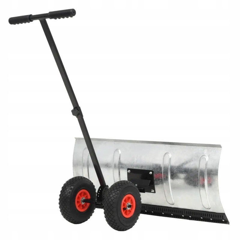 Hand snow plow on wheels 100 x 44 cm