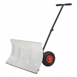 Hand snow plow on wheels 100 x 44 cm