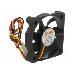 1 pcs x Akasa - AK-5010MS - Fan: DC, axial, 12VDC, 50x50x10mm, 28.21dBA, EBR, 4500rpm, 2.63mmH2O