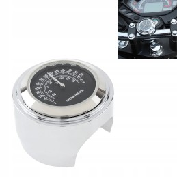 Chrome thermometer motorcycle motor quad scooter bicycle