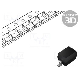 25 pcs x DIODES INCORPORATED - 1N4148WSQ-7-F - Diode: switching, SMD, 75V, 300mA, 4ns, SOD323, Ufmax: 1.25V