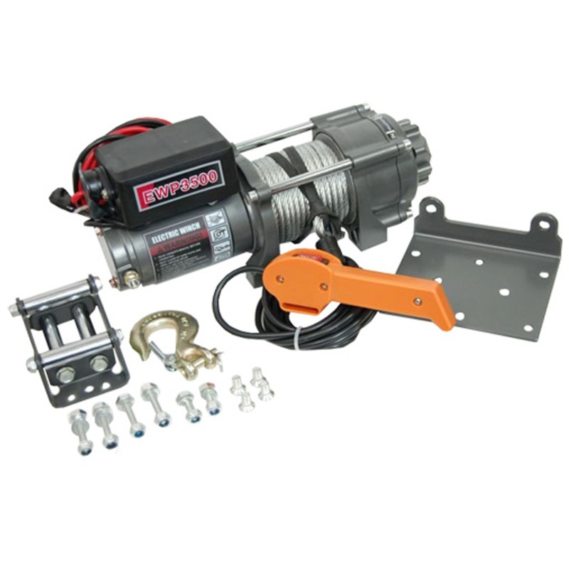 Quad ATV winch 3500a load capacity 1588kg lbs 12v