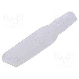 20 pcs x FIX&FASTEN - S6530/37 - Terminals cover, 6.5mm, Ø: 3.5mm, straight, L: 37mm, PVC