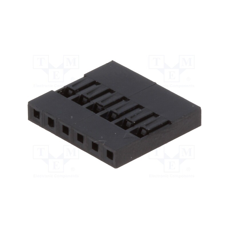 20 pcs x NINIGI - NSR-06 - Plug, pin strips, NSR/NDR, female/male, PIN: 6, w/o contacts, 1x6