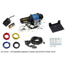 Bronco winch 1134kg synthetic rope 4 8mmx10m