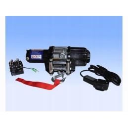 Bronco winch 2041kg steel rope 5 5mmx15 2m