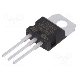 3 pcs x STMicroelectronics - L7812CV - IC: voltage regulator, linear,fixed, 12V, 1.5A, TO220AB, THT,