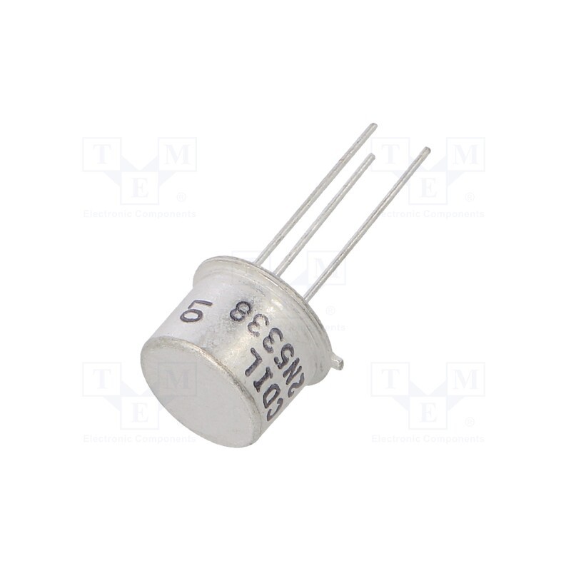 1 pcs x CDIL - 2N5338 - Transistor: NPN, bipolar, 100V, 5A, 6W, TO39