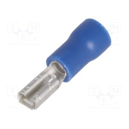 20 pcs x NINIGI - ST-002/B - Terminal: flat, 2.8mm, 0.5mm, female, 1.5÷2.5mm2, crimped, blue