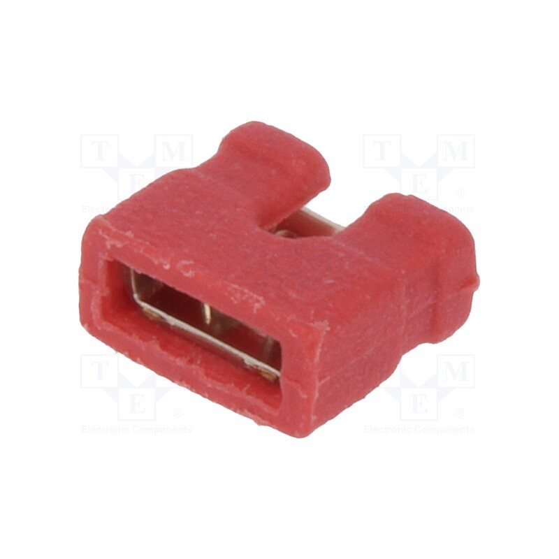 20 pcs x NINIGI - JUMPER-2.0/R - Jumper, pin strips, female, open, 2mm, 1x2, red