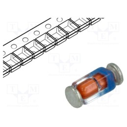 25 pcs x TAIWAN SEMICONDUCTOR - BZT55C27 L1 - Diode: Zener, 0.5W, 27V, 5mA, SMD, , MiniMELF quadro