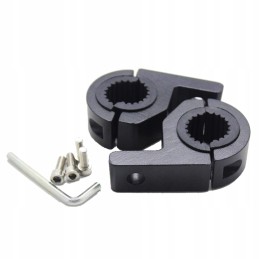 2x universal lamp holder, pipe mounting 22-32