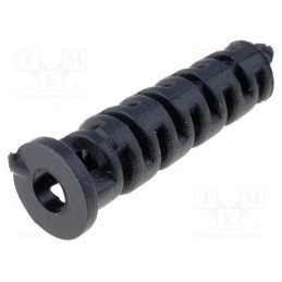 10 pcs x MASZCZYK - FI-5 BLACK - Strain relief, KM-48, black, 3mm