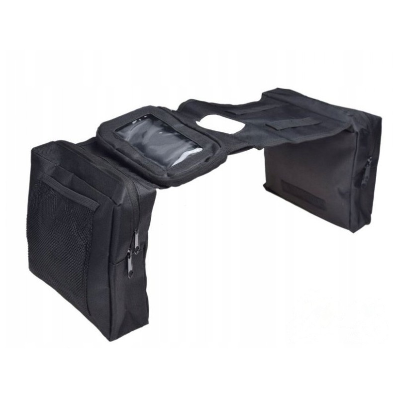 Black ATV bag for the tank