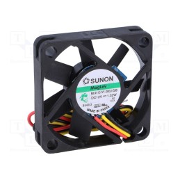 1 pcs x SUNON - ME45101V1-000U-G99 - Fan: DC, axial, 12VDC, 45x45x10mm, 19.9m3/h, 32.5dBA, Vapo, 26AWG