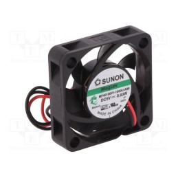 1 pcs x SUNON - MF40100V1-1000U-A99 - Fan: DC, axial, 5VDC, 40x40x10mm, 13.52m3/h, 27.3dBA, Vapo, 7000rpm