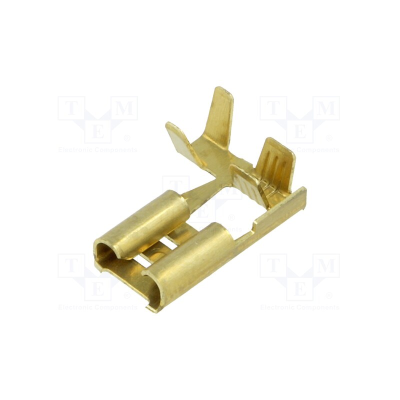 20 pcs x BM GROUP - BM 02295 - Terminal: flat, 6.3mm, 0.8mm, female, 1.5÷2.5mm2, crimped, brass