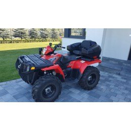 Universal trunk with backrest and quad seat