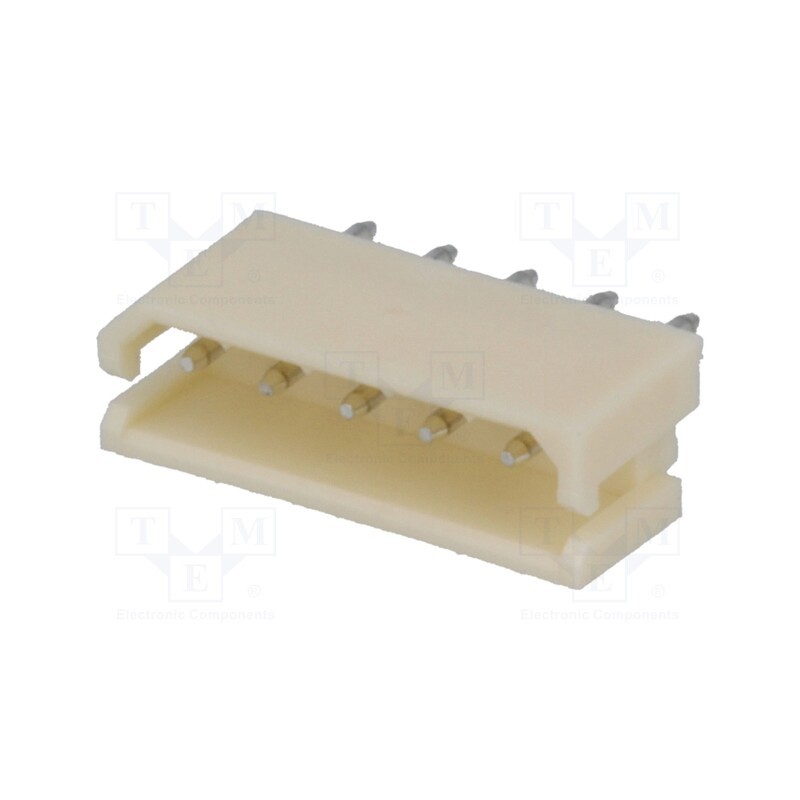20 pcs x JOINT TECH - A2506WV-5P - Socket, wire-board, male, A2506, 2.5mm, PIN: 5, THT, 250V, 3A, tinned
