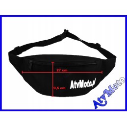 Black waist bag