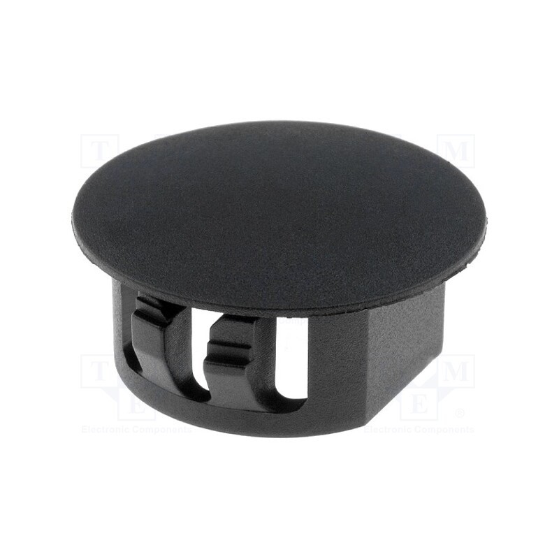 10 pcs x FIX&FASTEN - FIX-M19U - Stopper, polyamide, Øhole: 19mm, H: 10.6mm, black, UL94V-2