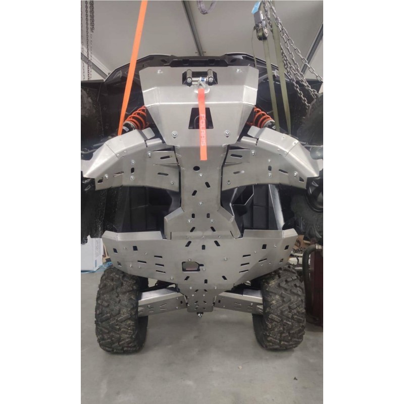 Aluminum bottom covers for Polaris Sportsman 1000s