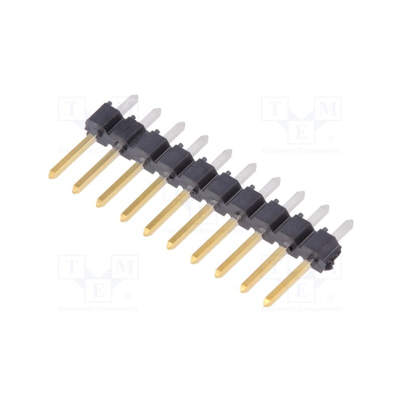 20 pcs x Amphenol Communications Solutions - 68000-200HLF - Pin header, pin strips, BERGSTIK II, male, straight, 2.54mm, THT