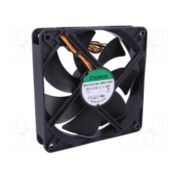 1 pcs x SUNON - EEC0251B3-000U-G99 - Fan: DC, axial, 12VDC, 120x120x25mm, 127.5m3/h, 34dBA, ball bearing