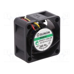 1 pcs x SUNON - MF40201V1-1000U-G99 - Fan: DC, axial, 12VDC, 40x40x20mm, 15.04m3/h, 25.5dBA, Vapo, 7000rpm