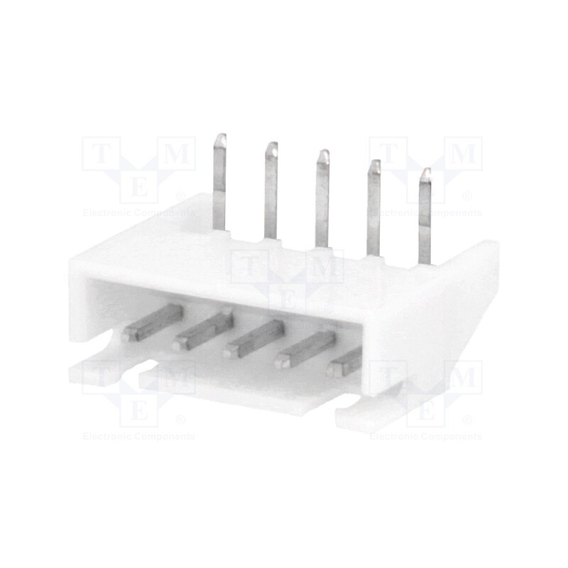20 pcs x JOINT TECH - A2501WR-5P1 - Socket, wire-board, male, A2501, 2.5mm, PIN: 5, THT, 250V, 3A, tinned
