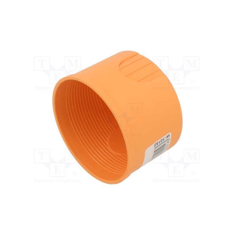 5 pcs x JONEX - PK-60F ORANGE - Enclosure: junction box, Ø: 60mm, Z: 40mm, plaster embedded, orange