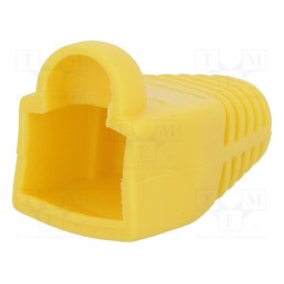 20 pcs x LOGILINK - MP0009 - RJ45 plug boot, 5.8mm, yellow