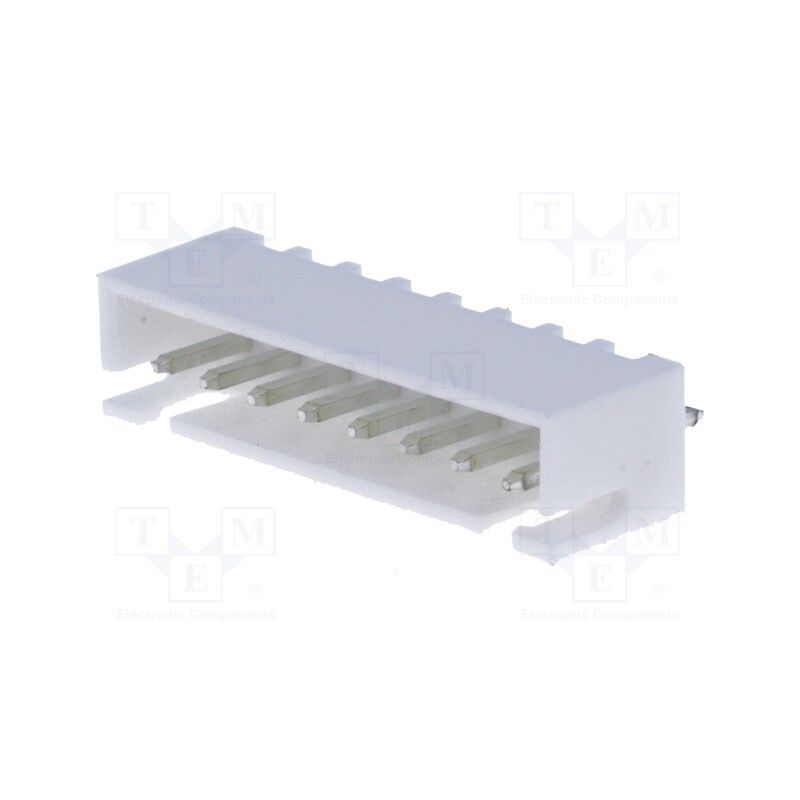 20 pcs x JOINT TECH - A2501WV-8P1 - Socket, wire-board, male, A2501, 2.5mm, PIN: 8, THT, 250V, 3A, tinned