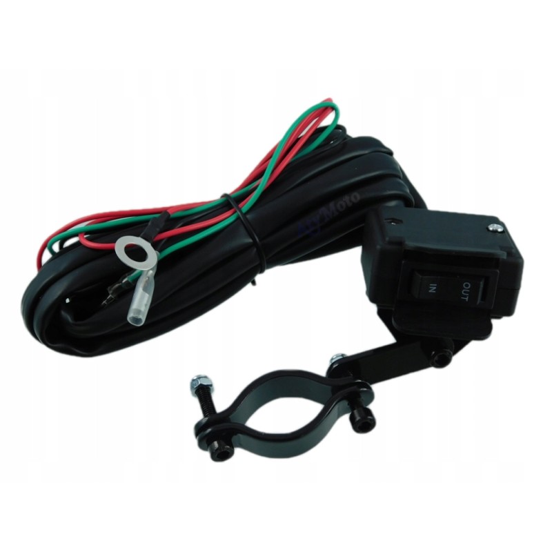 Steering wheel controls for the winch