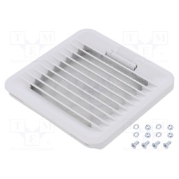 1 pcs x FINDER - 7F.02.0.000.1000 - Filter, IP54, grey (bright), 92x92mm