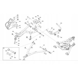 Can am outlander renegade g2 wishbone link 706200998