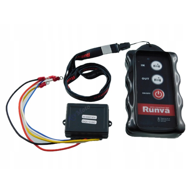 Wireless remote control for winch 12 24v runva