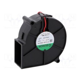 1 pcs x SUNON - PF75301B3-1B00U-A99 - Fan: DC, blower, 12VDC, 75x75x30mm, 18.35m3/h, 32.9dBA, 2400rpm