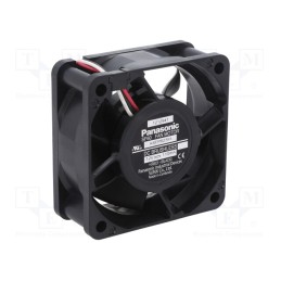 1 pcs x PANASONIC - ASFP62391 - Fan: DC, axial, 12VDC, 60x60x25mm, 28.8m3/h, 23.5dBA, ball bearing