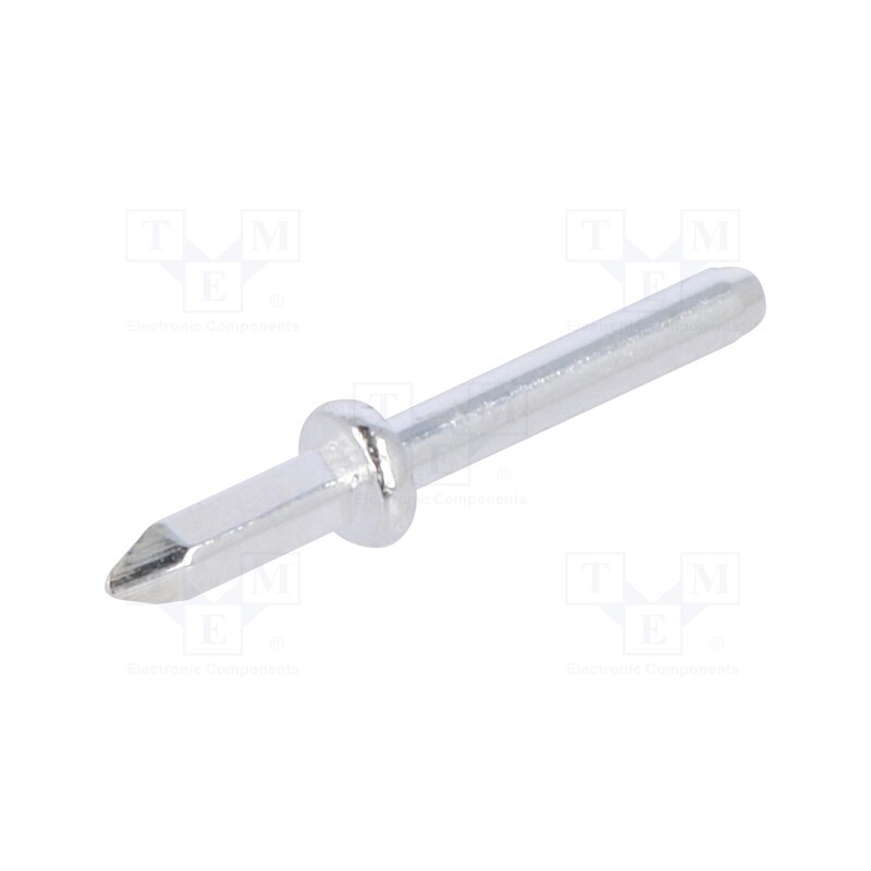 20 pcs x VOGT - 1364E.61 - Tip: solder pin, THT, silver plated, brass, Ø: 1mm