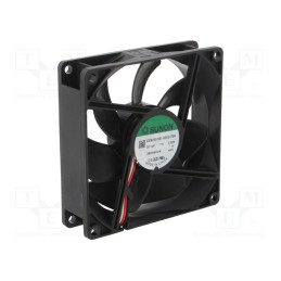 1 pcs x SUNON - EE92251B1-000U-F99 - Fan: DC, axial, 12VDC, 92x92x25mm, 87.48m3/h, 34dBA, ball bearing