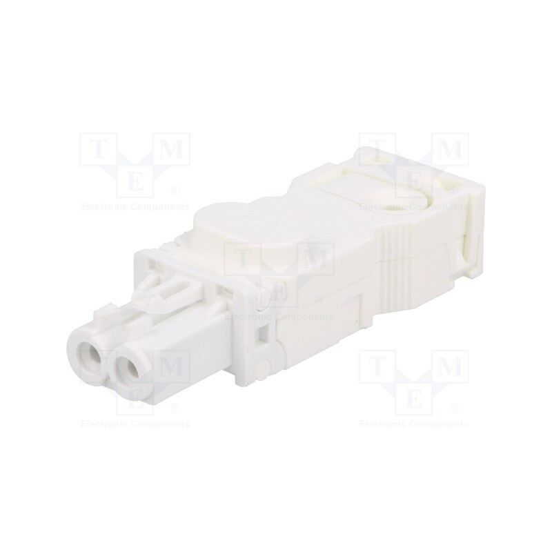 1 pcs x STEGO - 264057 - Female plug, 025, female, white