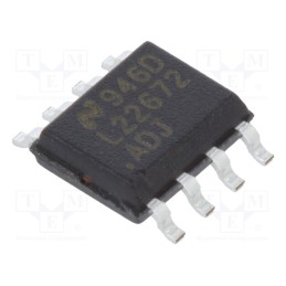 1 pcs x TEXAS INSTRUMENTS - LM22672MR-ADJ/NOPB - IC: PMIC, DC/DC converter, Uin: 4.5÷42VDC, Uout: 1.285÷37VDC, 1A