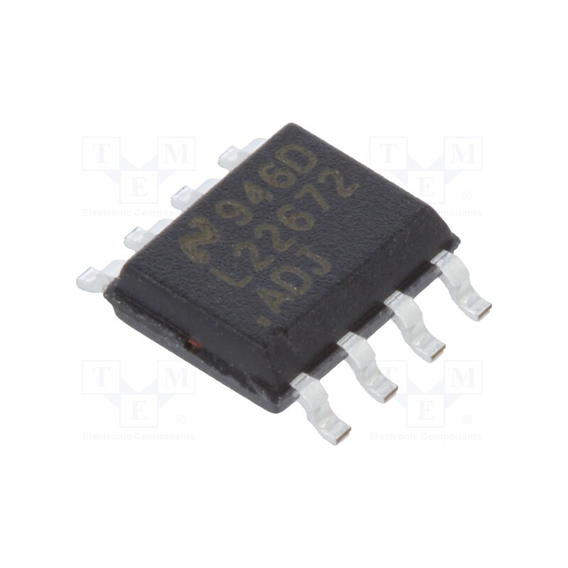 1 pcs x TEXAS INSTRUMENTS - LM22672MR-ADJ/NOPB - IC: PMIC, DC/DC converter, Uin: 4.5÷42VDC, Uout: 1.285÷37VDC, 1A