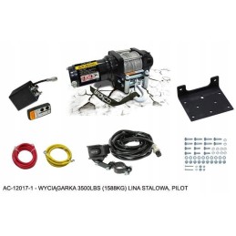 Bronco winch 3500lbs 1588kg steel rope