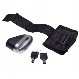 Lock securing motorcycle quad atv 5 5x40x6